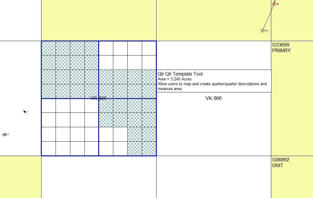 Maps - Qtr Qtr Tool